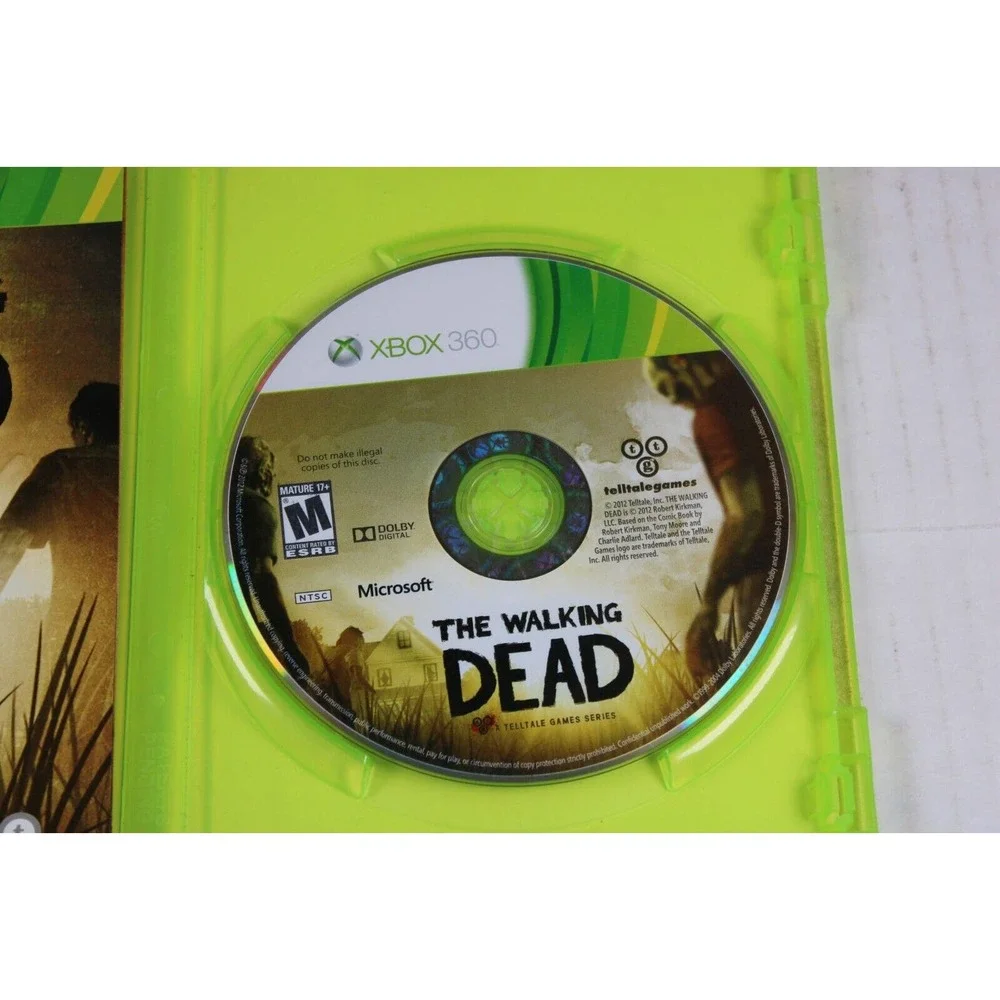 The Walking Dead Telltale (Microsoft Xbox 360) Authentic, Complete, tested